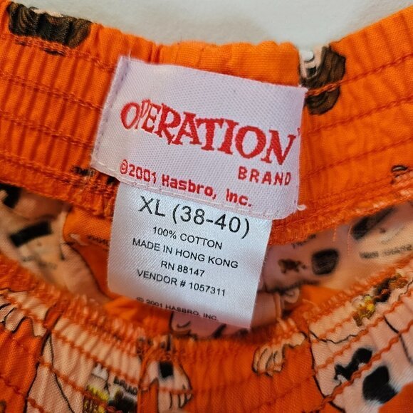 Hasbro Vintage Retro OPERATION Boardgame 2001 Orange Boxers XL - Picture 6 of 6
